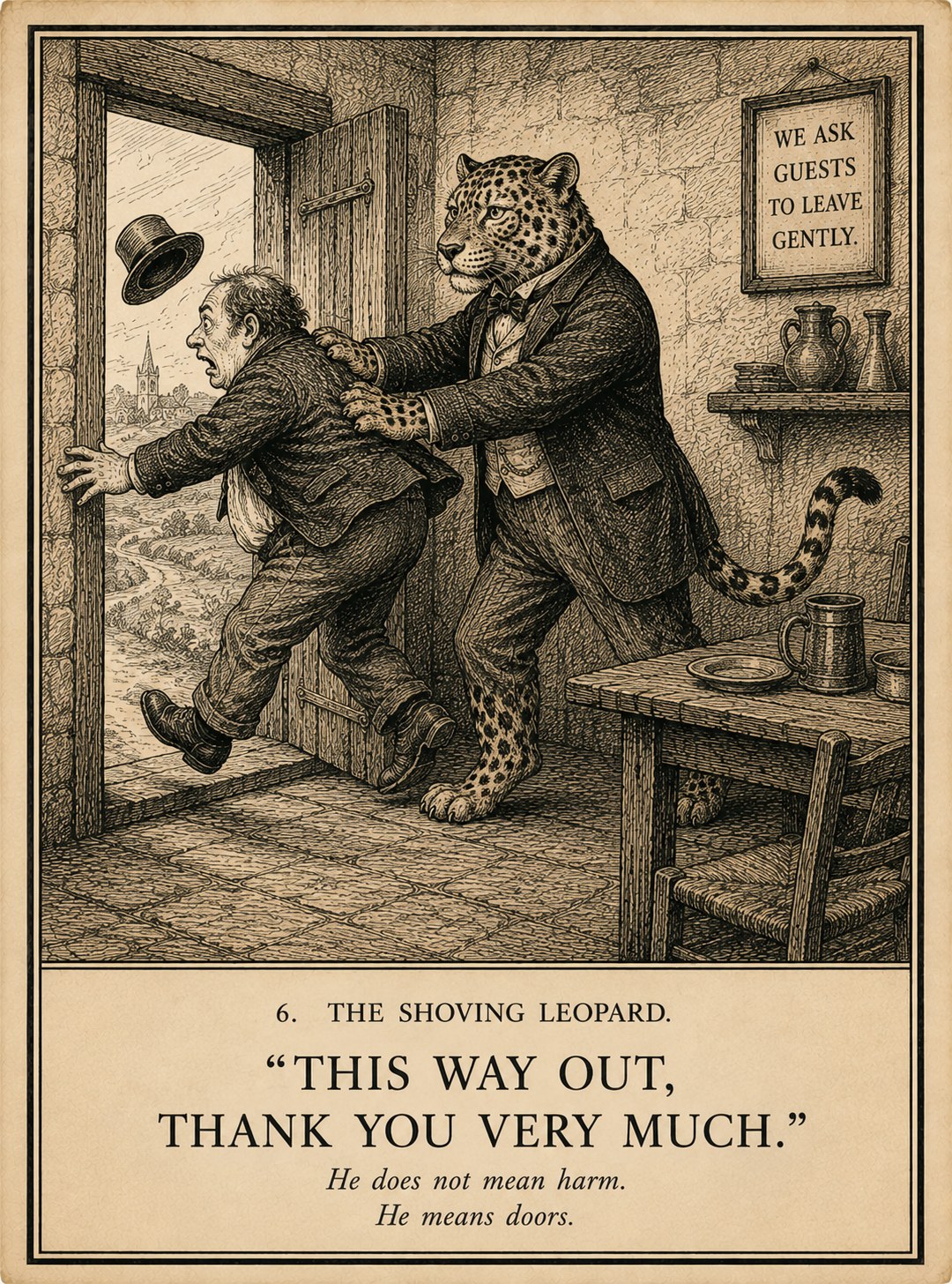 VI. THE SHOVING LEOPARD