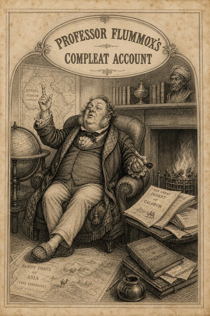 PROFESSOR FLUMMOX'S COMPLEAT ACCOUNT OF THE DRY COUNTRIES — compiler