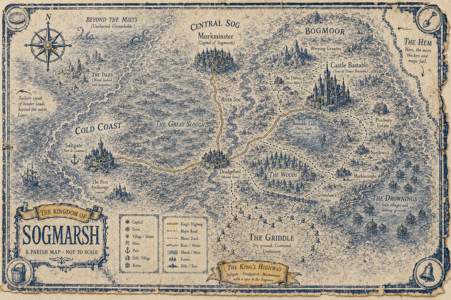 The Kingdom of Sogmarsh — HP-004 endpaper