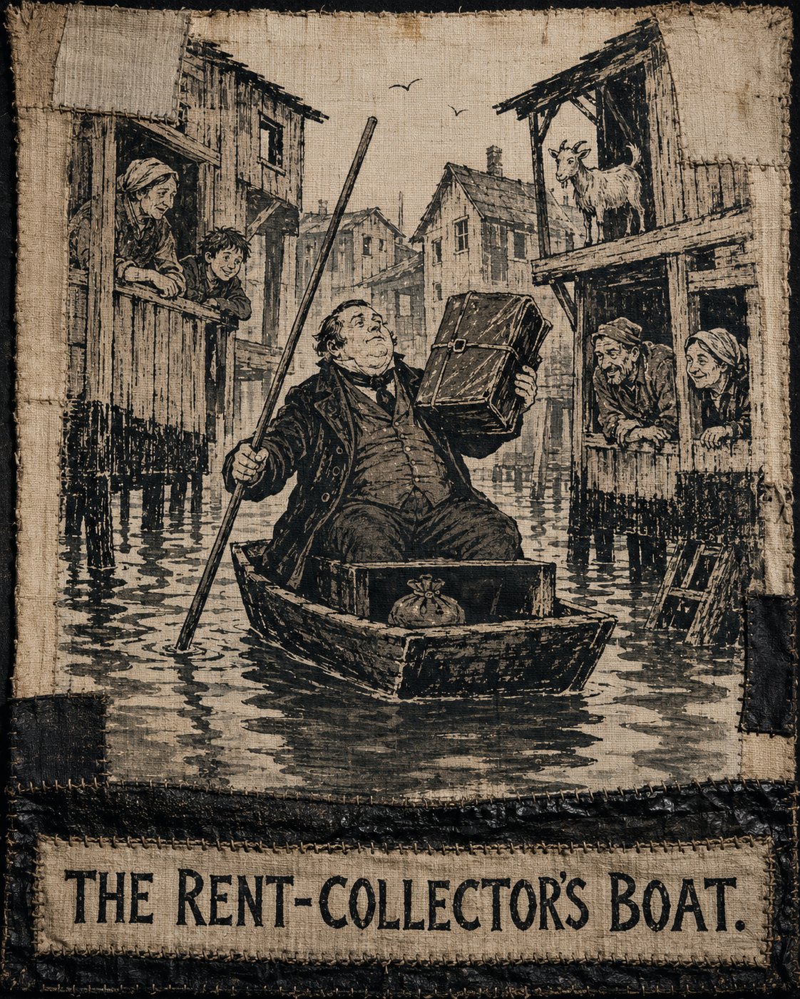 THE RENT-COLLECTOR'S BOAT — plate