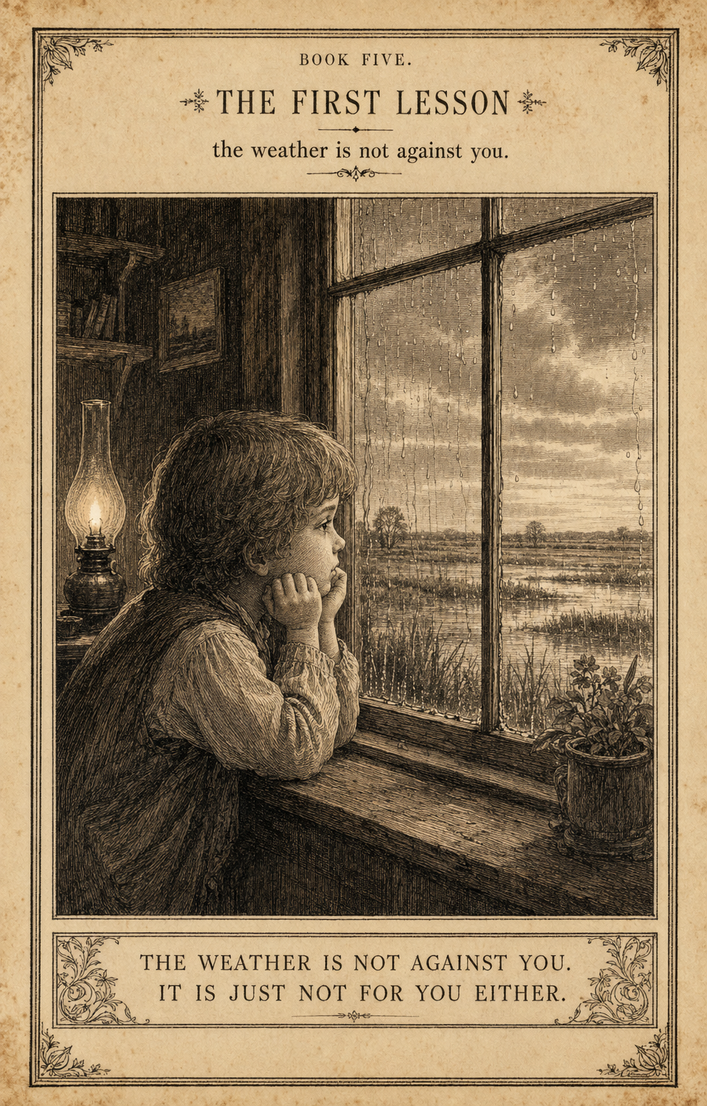 The First Lesson — the weather is not against you