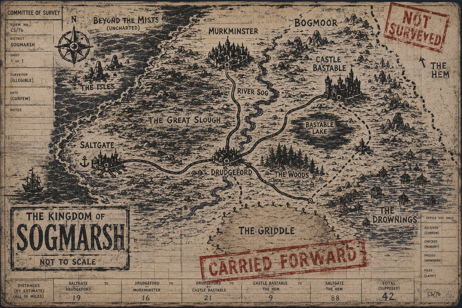The Kingdom of Sogmarsh — HP-003 endpaper