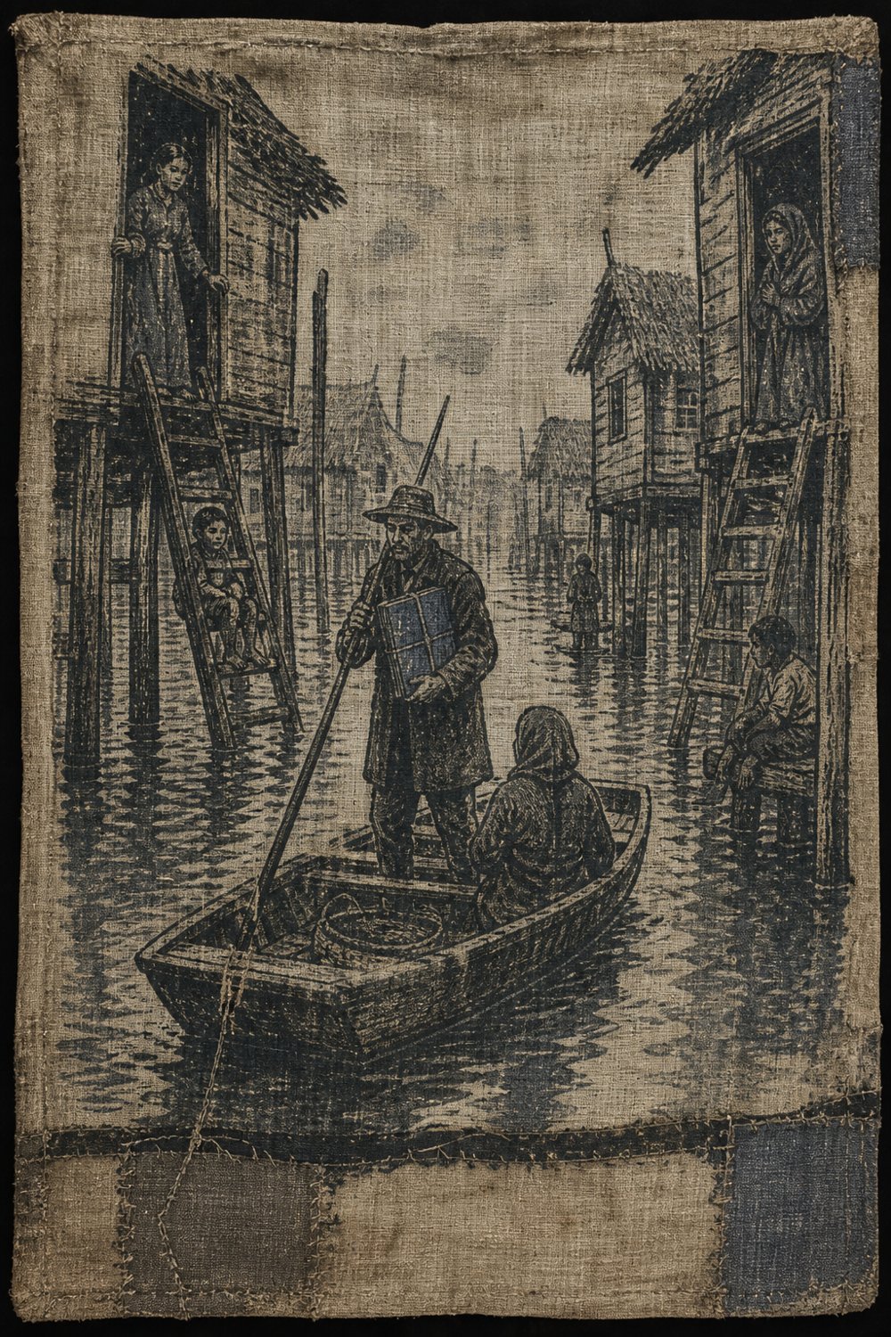 THE RENT-COLLECTOR'S BOAT — plate