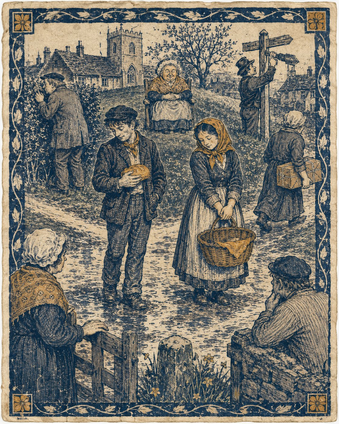 THE WALKING-OUT — plate