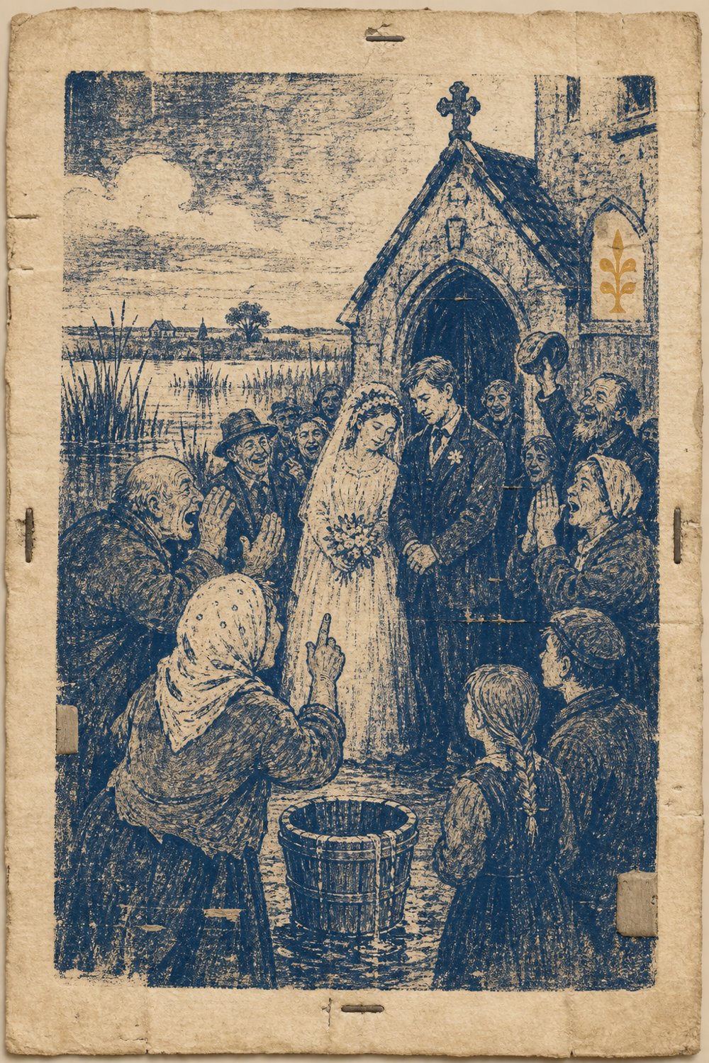 A SOGMARSH WEDDING — plate