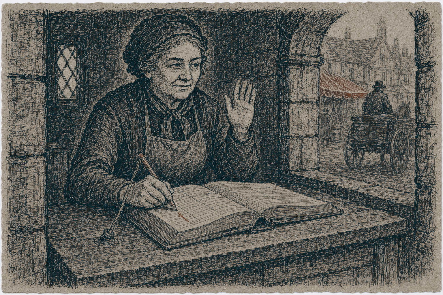 One toll coin and one ledger tick