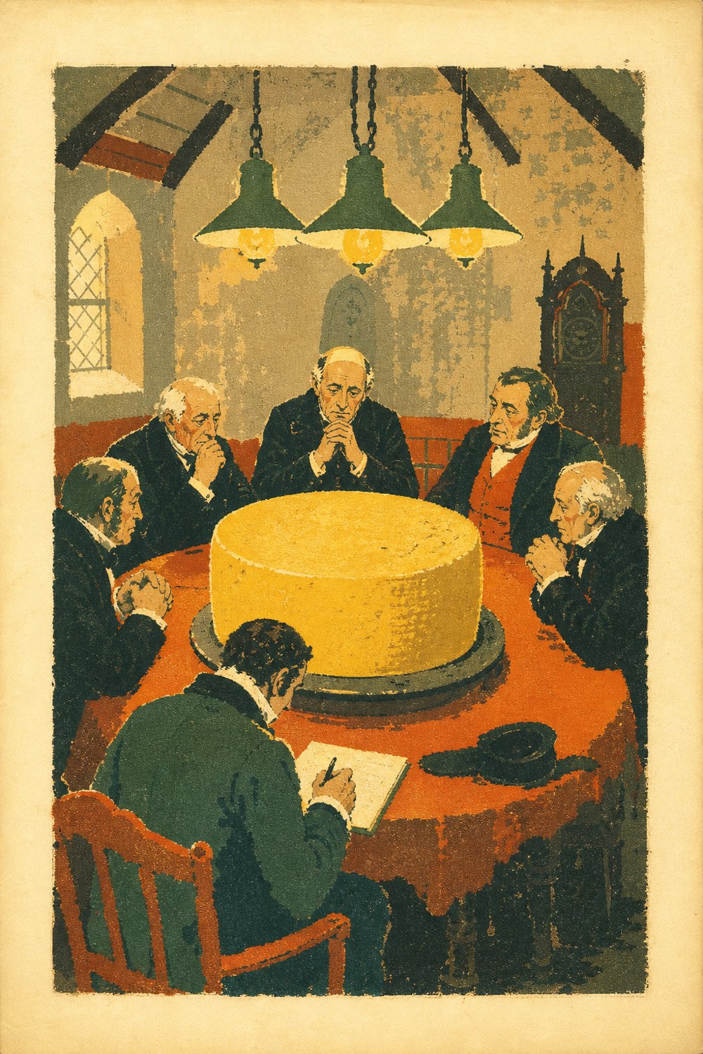 THE CHEESE VOTE — plate