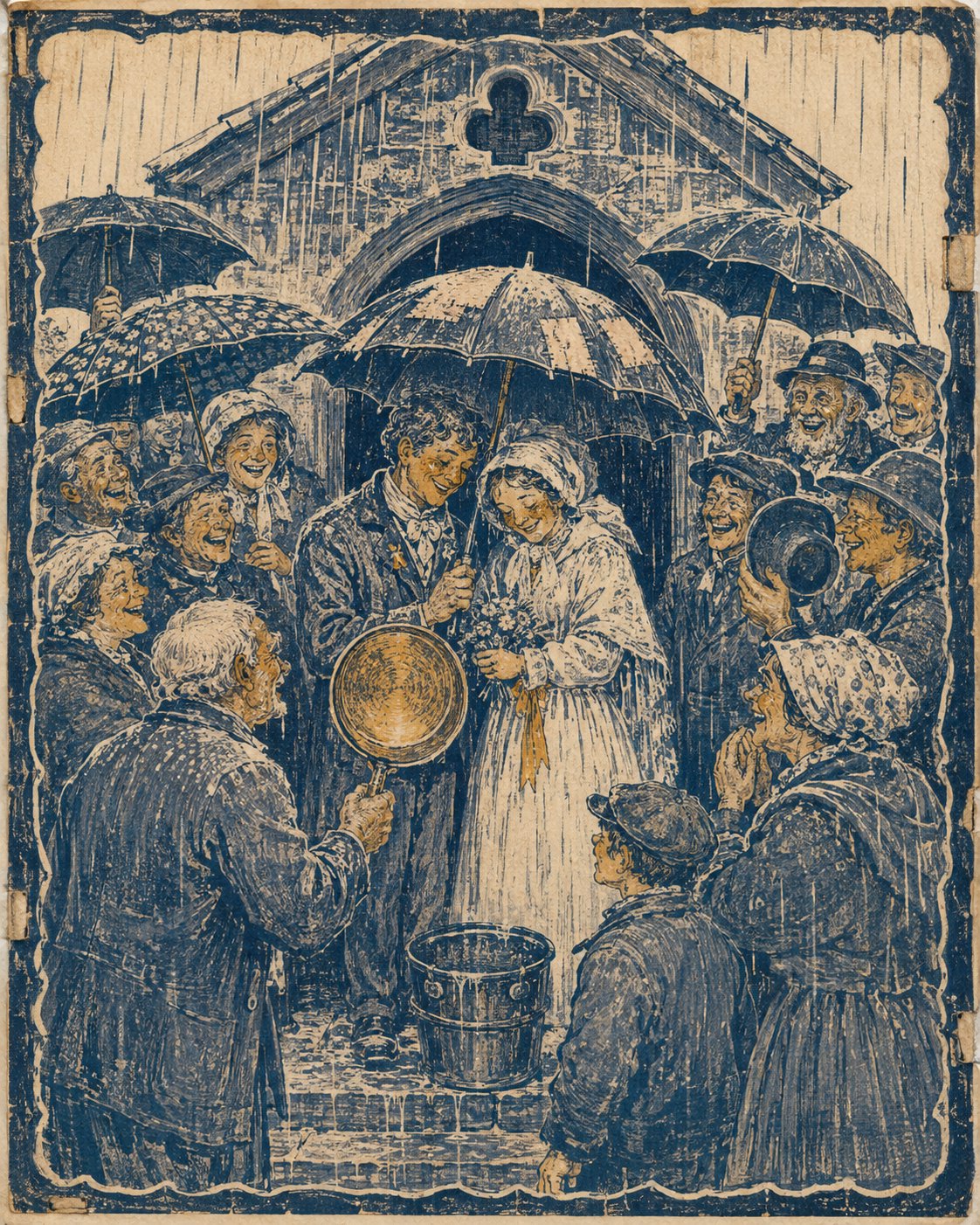 A SOGMARSH WEDDING — plate