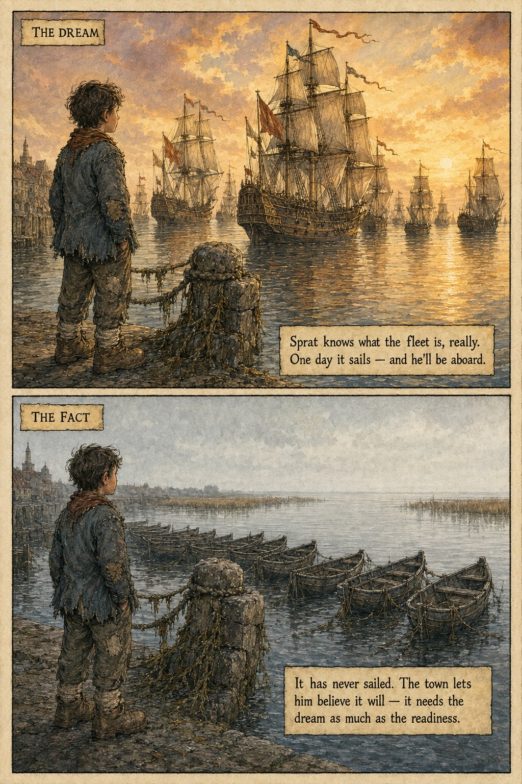 Fitting Out the Fleet (That Won't Sail)