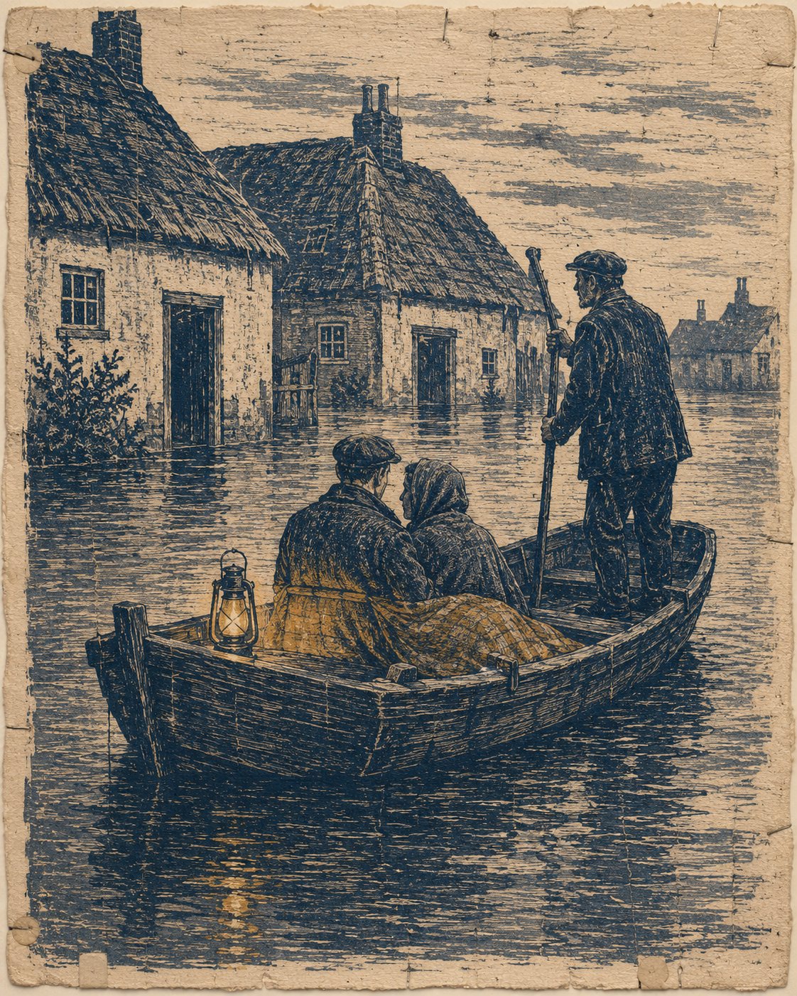 THE LAST BOAT OUT — plate