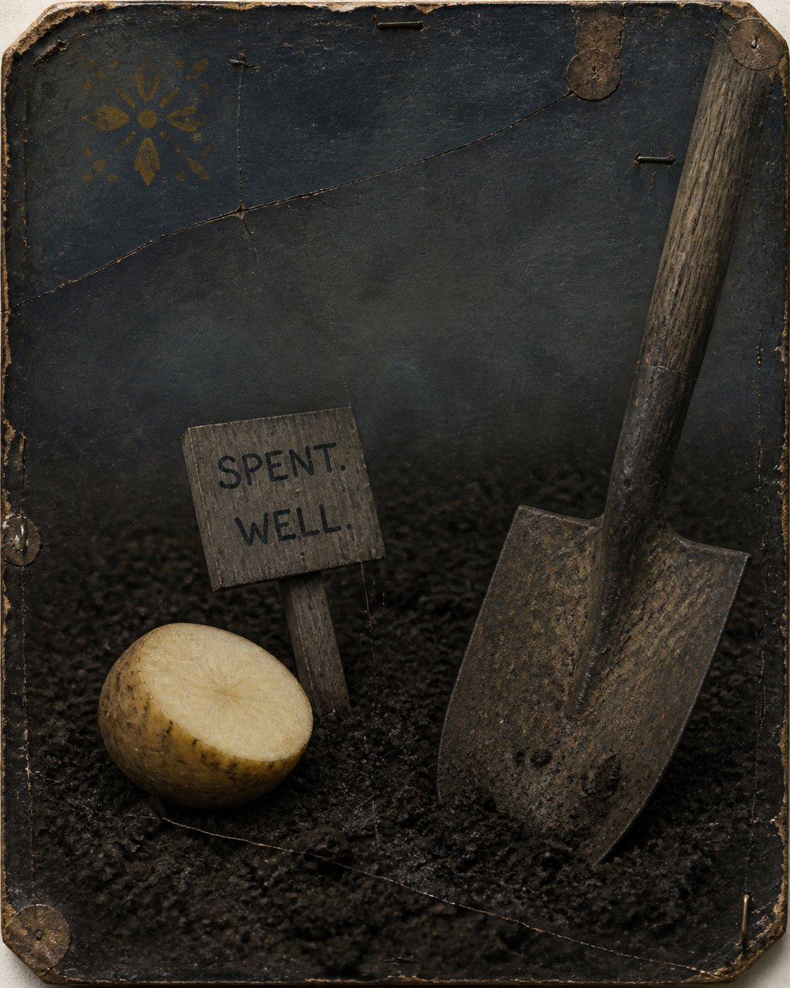 THE CEREMONIAL POTATO — plate