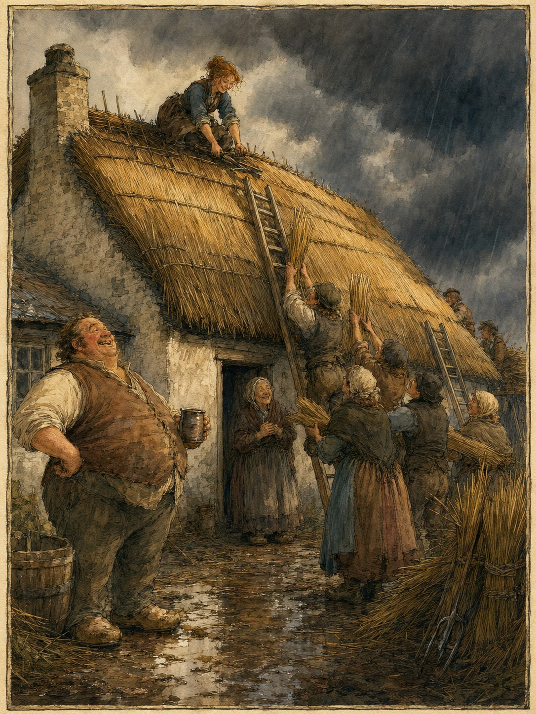 A Roof Before the Rain