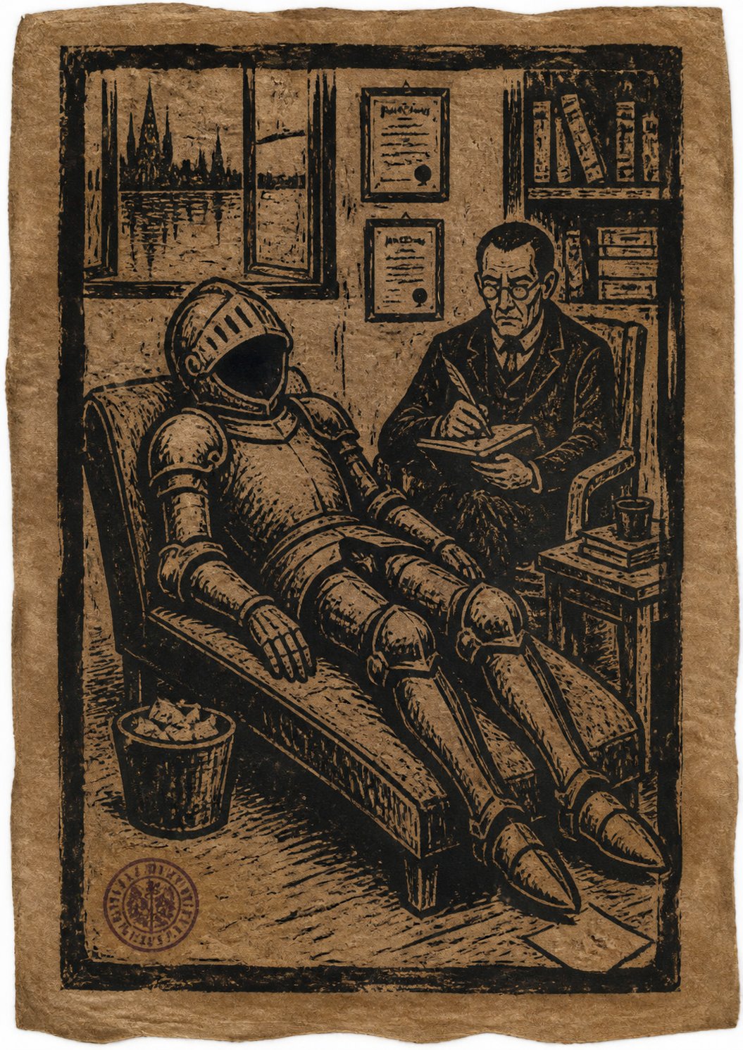 THE ARMOUR STILL IN THERAPY — plate