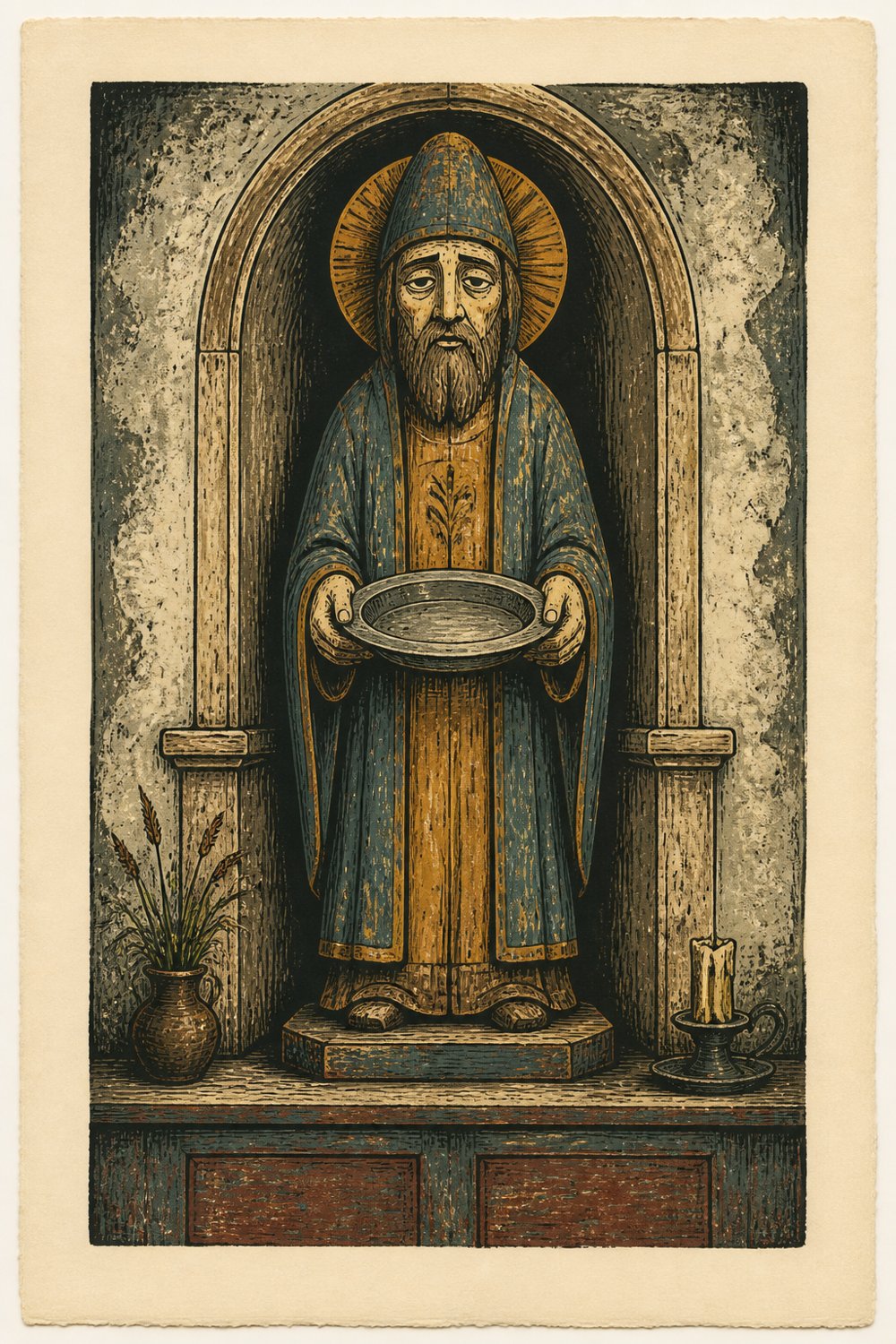 SAINT TARRY'S PLATE — plate