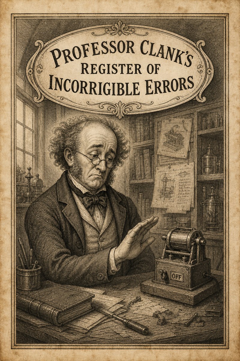 PROFESSOR CLANK'S REGISTER OF INCORRIGIBLE ERRORS — compiler