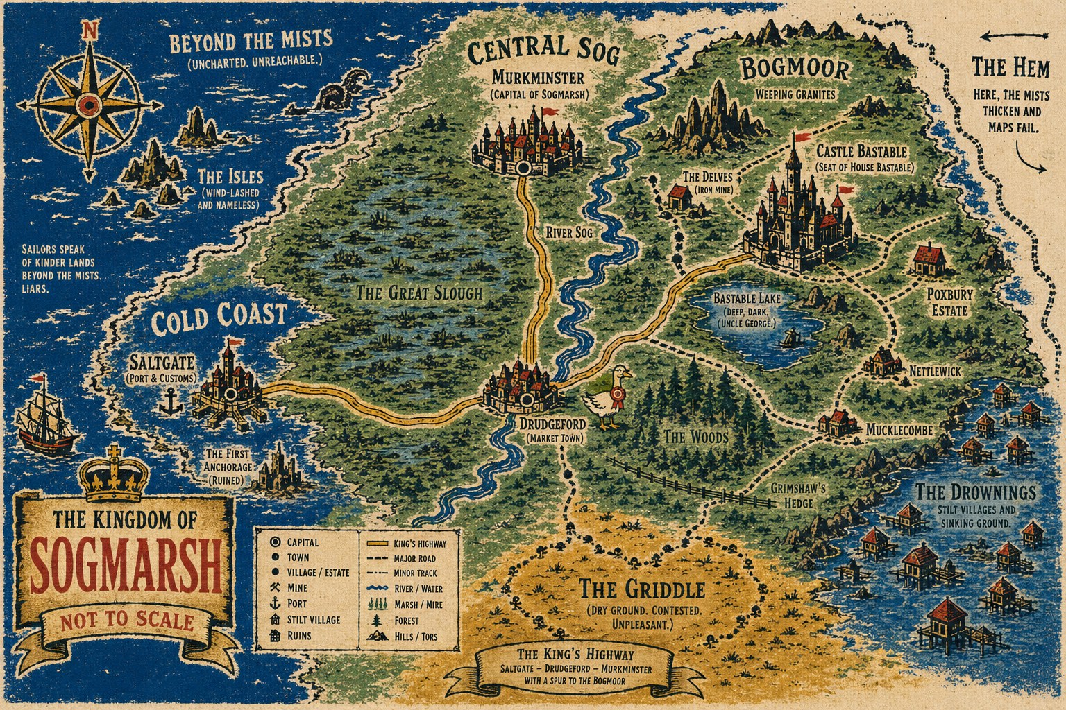 The Kingdom of Sogmarsh — HP-008 endpaper