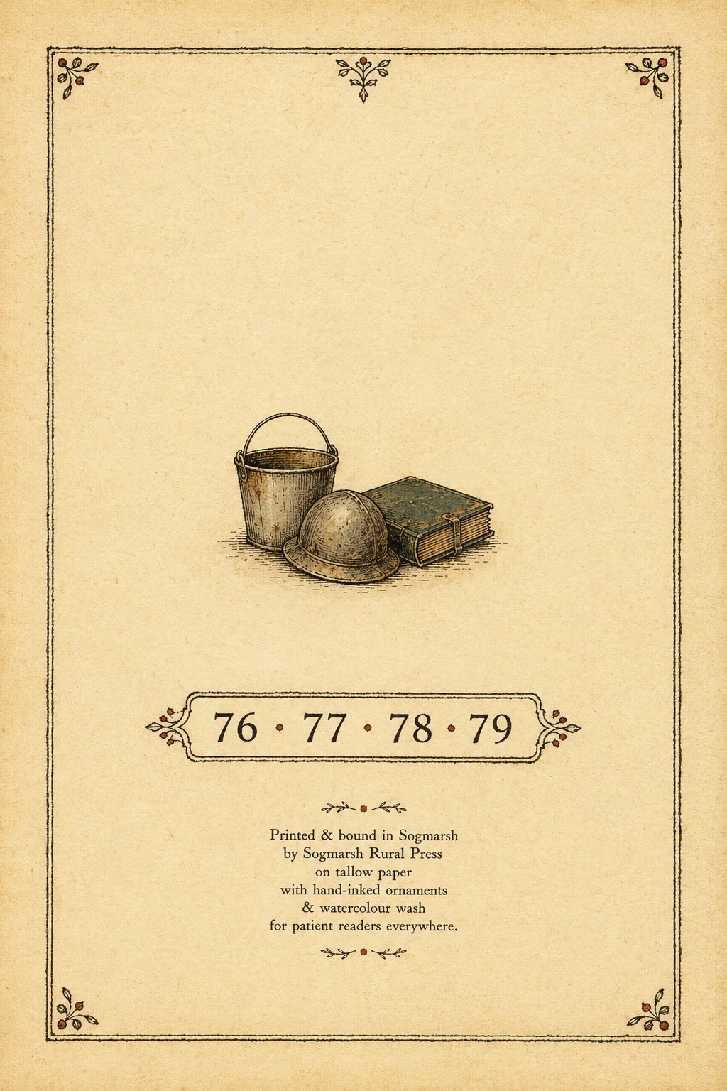 The Stubborn Things — back cover