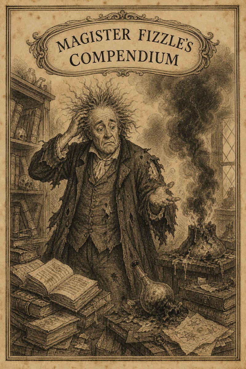 MAGISTER FIZZLE'S COMPENDIUM OF SPELLS THAT DID THE OPPOSITE — compiler
