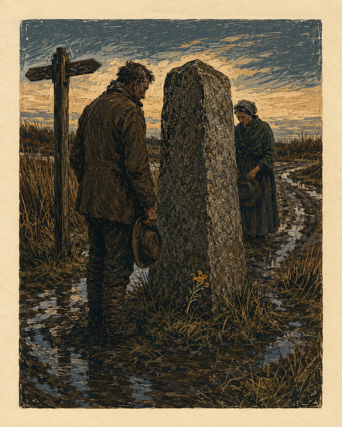 The Apology Stone — plate