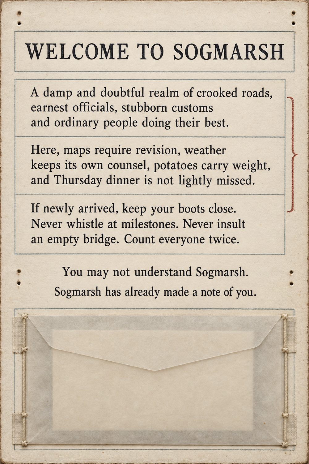 The Pennyworth Almanac of Sound Investments — back cover